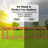 Paw Mate Chicken Coop Rabbit Hutch Extension Run 180 x 90 x 48cm Runey V274-PET-RR4R