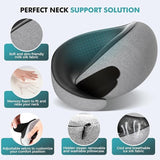 Travel Neck Pillows for Airplanes - 360&deg Ergonomic Memory Foam Travel Pillow - Relief Neck Pain with V1107-NECK PILLOW2
