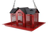 Bird Feeder House for Outside Mesh Wild Bird Feeder Large Capacity Weatherproof Bird Feeding Station V1294-YM0901-3111250005811