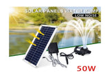 50W Solar Water Pump DC12V 800L/H Low Noise Solar Water Fountain Pump Garden Family Water Fountain V1369-AZ3-W-12757