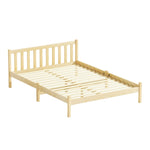 Artiss Bed Frame Double Size Wooden Oak SOFIE WBED-D-001D-WD