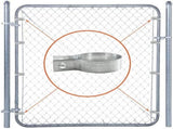 16 Pcs Brace Bands Chain Link Fence, Galvanized Steel Chain Link Brace Band Use for 1-7/8" Outside V1189-WXFWAL-20260319-00057