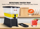Beverage Dispenser, 3 Gallon Drink Dispenser for Parties, Plastic Juice Dispenser with Stand Spigot V952-YLFPQSLFPQSLBDLFNV0