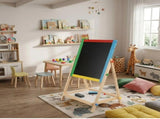 CARLA HOME 2-in-1 Kids Art Easel Chalkboard & Whiteboard V178-36513
