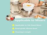 Silicone Bowl Liner for 4.55-Quart Stand Mixer Food-Grade, Collapsible, Non-Stick Replacement V1107-CS-THWNDS