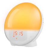 Wake Up Light Sunrise Alarm Clock 12 Colors Bedside Night Light with Sunrise/Sunset Simulation V1294-YM0901-L4804