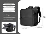 Water-Resistant Laptop Backpack with USB Charging Port and Wet-Dry Separation V888-ELOSUNG10948