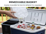 POLYCOOL Portable Ice Maker Machine, Automatic, 12kg/day, Auto Clean, with Scoop and Removable V219-COKICMPY1BKA