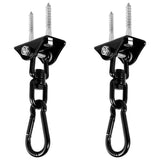 2Pcs Swing Hangers, 1000 LB Heavy Duty 304 Stainless Steel 360 Swivel Hook for Porch Swing, Yoga V1369-AZ3-W-12603