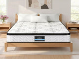 Giselle Bedding Queen Mattress 30cm Pocket Spring Euro Top Medium Firm Foam MATTRESS-E-VERVE-30-Q