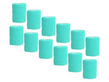 12Pcs Bandage Wrap Natural Latex Elastic Self Adhesive Wrap for Cows Dogs Horses 10cm Cyan V1294-YM0523-3111220104714