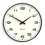 Newgate Radio City Wall Clock Black Arabic Dial - Matte Black V398-NM-RADC254K