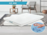 King Green Tea Memory Foam Mattress Cooling Comfort with CertiPUR-US Certified Foam V63-826561