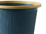 Trash Bin Plastic Exquisite Modern Garbage Container Can for Bathroom Kitchen Living Room Large Dark V1294-YM0710-3117230371812