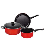 Non-Stick Pan Set, 3 Pieces, Simple Design, Cookware for Easy Cooking and Heating V1366-AZ2-W-19378