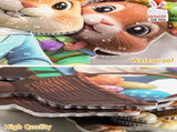 2DFlat, 8pcs Easter Gentleman Rabbit Group Decoration, exquisite shape holding egg basket / carrot V1106-M-SHOE-32531-GRAY-13A24152