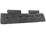 Headboard, King Size Wedge Headboard with 2 Side Pockets and 2 Headrests, Bed Wedge V952-CTBZKINGCCHS803KE001V0