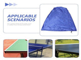 Universal Blue Table Tennis Table Cover Weatherproof Breathable Oxford Fabric for Outdoor Protection V1192-AZ-W-28256