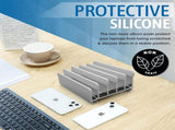 Adjustable Laptop Stand - Fits 5 Devices, Modern Design, Tool Free Adjustment, Protective & Stable V1192-AZ-W-0793