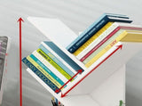 Tree Bookshelf Solid Wood Ingenious 3 Tier Space Saving Book Storage Organizer Shelves for Office V1294-YM0716-3117220187211