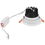 LED Downlight Aluminum Adjustable Angle Dustproof Ceiling Embedded Spotlight for Living Room Bedroom V1294-YM0715-3119210294812