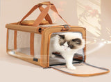 Multifunctional Pet Travel Bag Large Capacity, Breathable, Portable, Handheld or Crossbody Pet Bag V1265-AU-071-ZONG