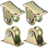 4 pcs Lifting Pulley, U-Groove Caster, Lifting Caster, Groove Wheel Cable Pulleys For ROpes Rail V1188-MS-227-0428
