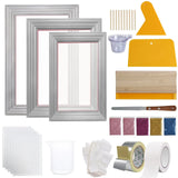 Screen Printing Kit, 5 Glitters and Screen Printing Squeegees and Transparency Films for T-shirts V767-VVR-SYKJZHCCG3110ZNMRV0