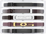 Belt Organizer, Acrylic 5 Layers Belt Case Storage Holder and Display for Accessories like V1258-DP02-WO-50