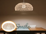 Rattan Lamp Rattan Woven Lamp Shade Pendant Light Shade Ceiling Light Shade Replacement for V1192-AZ-W-11088