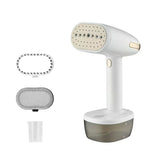Powerful Handheld Fabric Steamer - 1800W with Fast Ceramic Heat-Up Plate, 2-in-1 Ironing & Wrinkle V1192-AZ-W-2621