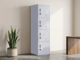 4-Door Vertical Locker for Office Gym Shed School Home Storage V63-832501