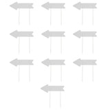 Blank Arrow Signs with Stakes Double Side Water Proof Directional Signs for Wedding Party Decor V1294-YM0901-3111250023911