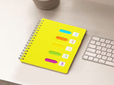 5 Subject College Ruled,Small Spiral 5x7 with Removable Divider Tabs, Lined Spiral V1189-LWWAL-20260401-06162