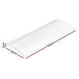 Instahut Window Door Awning 0.4mx1m Transparent AWN-04X1-CLR