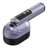 Wireless Electric Hair Comb with Vibration and Oil Mist Spray - Blue V1263-JX-8223-1