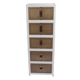 Collapsible Stackable Storage Bins Dustproof Folding Storage Bins Organizer with Lids 4 Moveable V1294-YM0901-3116230015515