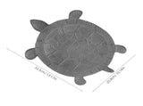 Slip Resistant Cast Iron Turtle Stepping Stone for Outdoor Pathways V1366-AZ2-W-21562