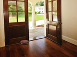 1 PCS Heavy Duty No Drill Door Stopper, Stainless Steel Door Stop, Surrounded with Protective Rubber V1370-AZ4-01403