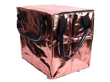 Grocery Bag On Wheels Collapsible Shopping Grocery Bag with Wheels for Laundry Camping Moving Rose V1294-YM0901-3117250215312