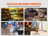 Flux Core Welding Wire, E71T-GS 0.030-inch 10LBS, Gasless Mild Steel MIG Welding Wire with Low V952-YXHSJMIGE71TGOMMLV0