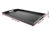 Large Wood Serving tea Water Drinks Tray Wooden Breakfast Tea Serving Tray With Handle 3 V1294-YM0727-JY15291-03