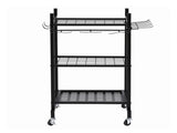 Gardeon Garden Tool Organizer with Wheels Heavy Duty Garage Yard Storage Cart GTO-3T-BK