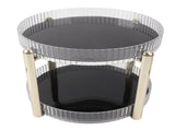 Double Layer Rotating Makeup Organizer Multifunctional Rotating Cosmetic Shelf for Home Translucent V1294-YM0706-3118230172411