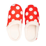 ARCHLINE Orthotic Slippers Slip On Scuffs Pain Relief Moccasins - Red Polka Dot - EUR 40 V563-AS402-40