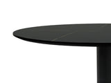 Levede Bar Table Swivel Gas Lift Counter Black CH1094-BK