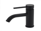 WELS Kitchen Laundry Round Standard Basin Mixer Vanity Sink Faucet Tap Black Set V1233-KRD103B