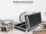 Portable Aluminum Alloy Toolbox with Handle Large Capacity Storage Organizer V1366-AZ2-W-12061