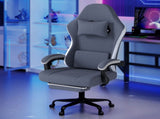 Levede Office Chair High Back PU Leather Gaming Chair OF1060-GYBK-AU