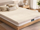 Giselle Bedding King Latex Mattress Topper 7-Zone Natural Latex Core Breathable 5cm TOPPER-LT-5-MS-K